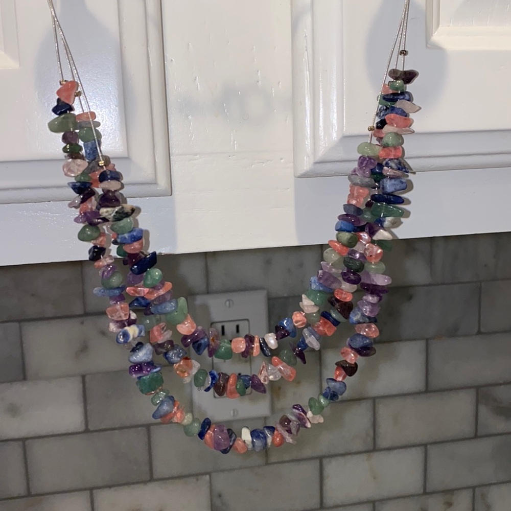 Multicolored stones